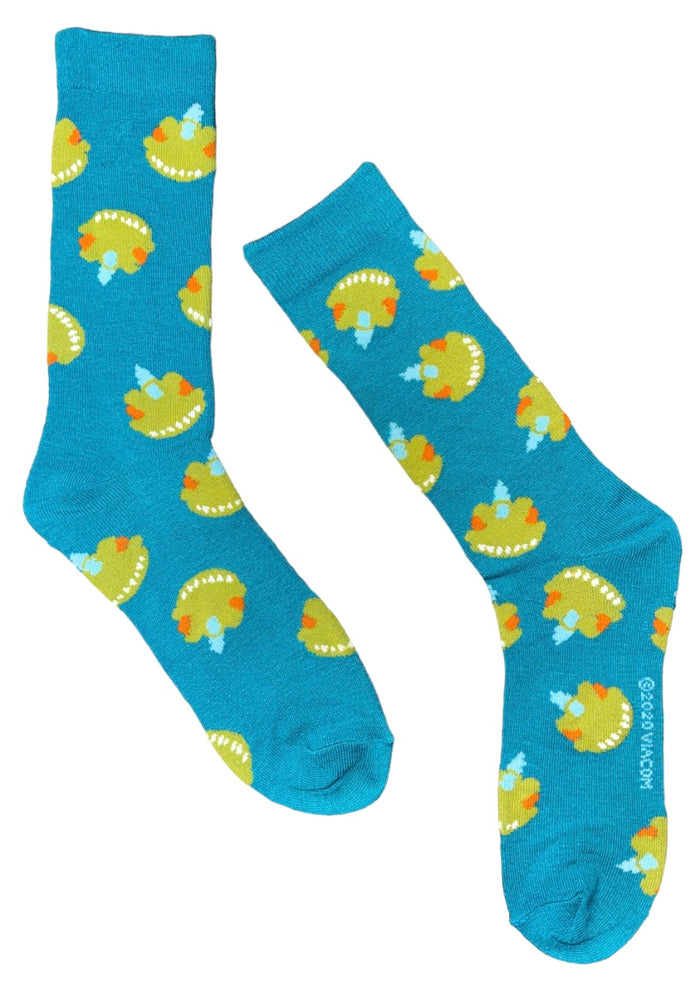 RUGRATS Men’s REPTAR Socks REPTAR DINOSAUR ALL OVER Nickelodeon