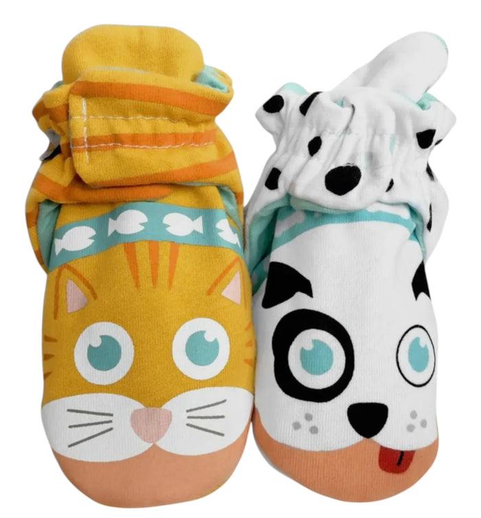 PALS SOCKS Brand Unisex CAT & DOG BABY NON-SLIP BOOTIES (CHOOSE SIZE)