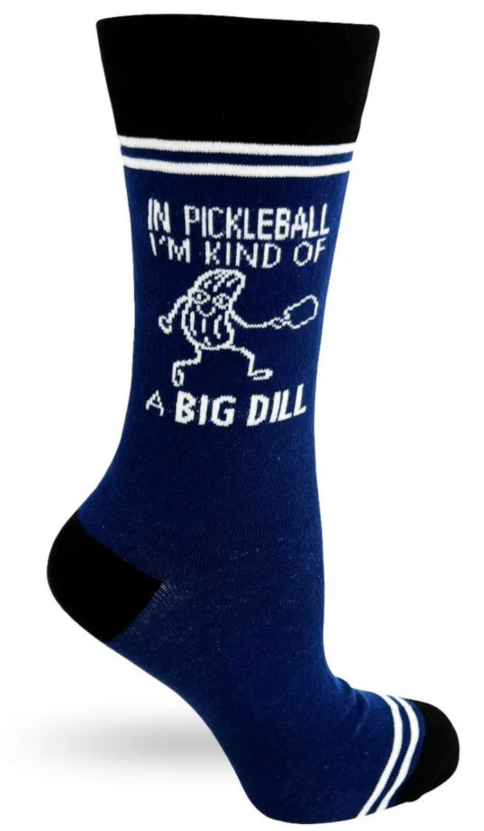 HEY NOW Brand By Fabdaz Unisex Socks IN PICKLEBALL I’M KIND OF A BIG DILL