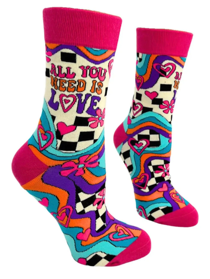 FABDAZ Brand Ladies All You Need Is Love Socks