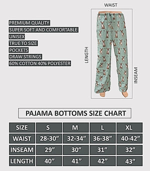 COMFIES UNISEX CHIHUAHUA PAJAMA BOTTOMS E&S PETS (CHOOSE SIZE) - Novelty Socks for Less