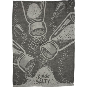 PRIMITIVES BY KATHY ‘KINDA SALTY’ Kitchen Tea Towel - Novelty Socks And Slippers