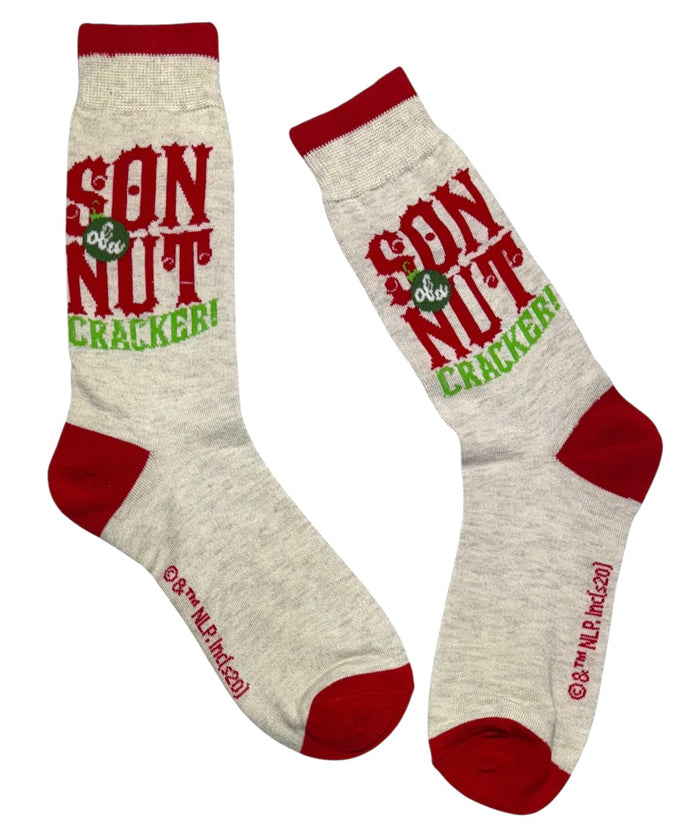 ELF MOVIE Men’s CHRISTMAS ‘SON OF A NUTCRACKER’ SOCKS