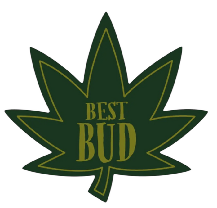 FUNATIC Brand MARIJUANA Vinyl Sticker ‘BEST BUD’