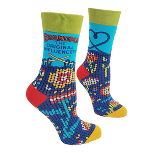 GRANDMA THE ORIGINAL INFLUENCER Ladies Socks Fabdaz Brand - Novelty Socks And Slippers