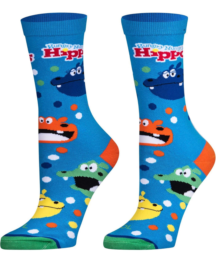 HASBRO HUNGRY HUNGRY HIPPOS Board Game Unisex Socks COOL SOCKS Brand