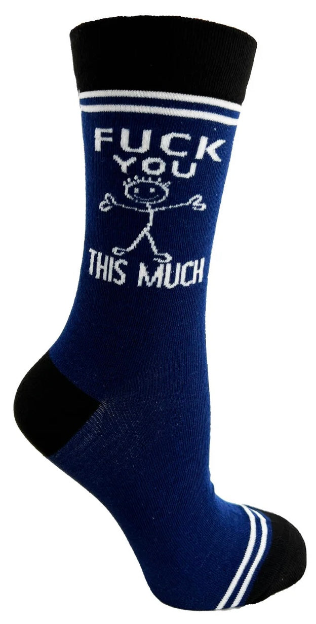 HEY NOW Brand By Fabdaz Unisex FUCK YOU THIS MUCH Socks