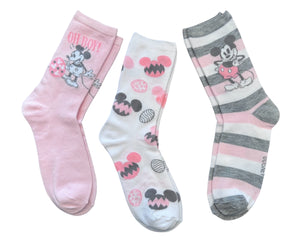 Disney Ladies 3 Pair Of MICKEY MOUSE EASTER Socks - Novelty Socks And Slippers