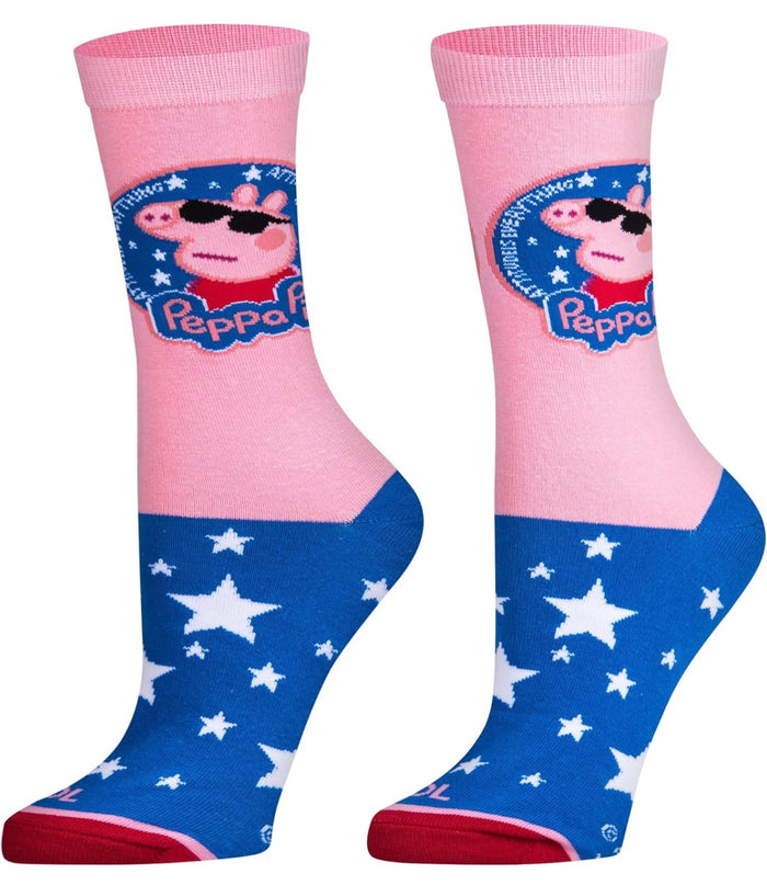 PEPPA PIG TV SHOW Unisex Socks ‘ATTITUDE IS EVERYTHING’ COOL SOCKS Brand