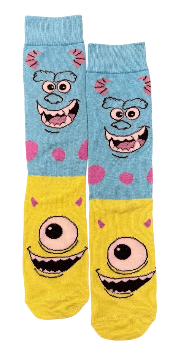 DISNEY MONSTERS INC. Men’s SULLEY & MIKE WAZOWSKI Socks