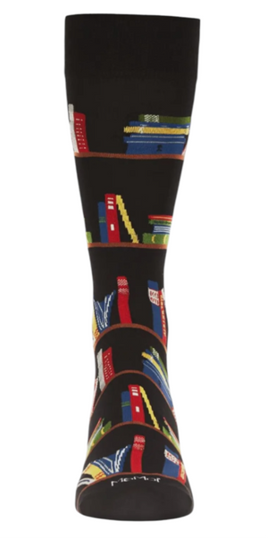 Memoi Brand Men’s BOOKS ON SHELVES Socks