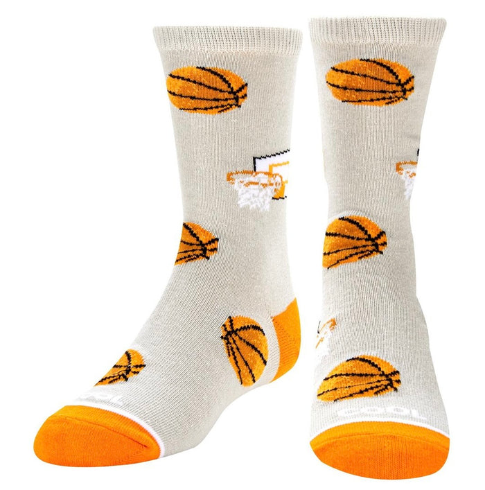 COOL SOCKS Brand Kids Unisex BASKETBALL Socks BASKETBALLS ALL OVER