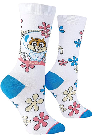 COOL SOCKS BRAND Ladies SPONGEBOB SQUAREPANTS Socks 'BABY SANDY' - Novelty Socks for Less