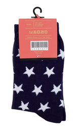 PATRIOTIC AMERICAN FLAG Ladies Socks PARQUET Brand - Novelty Socks And Slippers