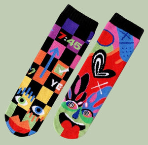 PLANNER & SPONTANEOUS Unisex Toddler & Kids Socks (Choose Size) - Novelty Socks And Slippers