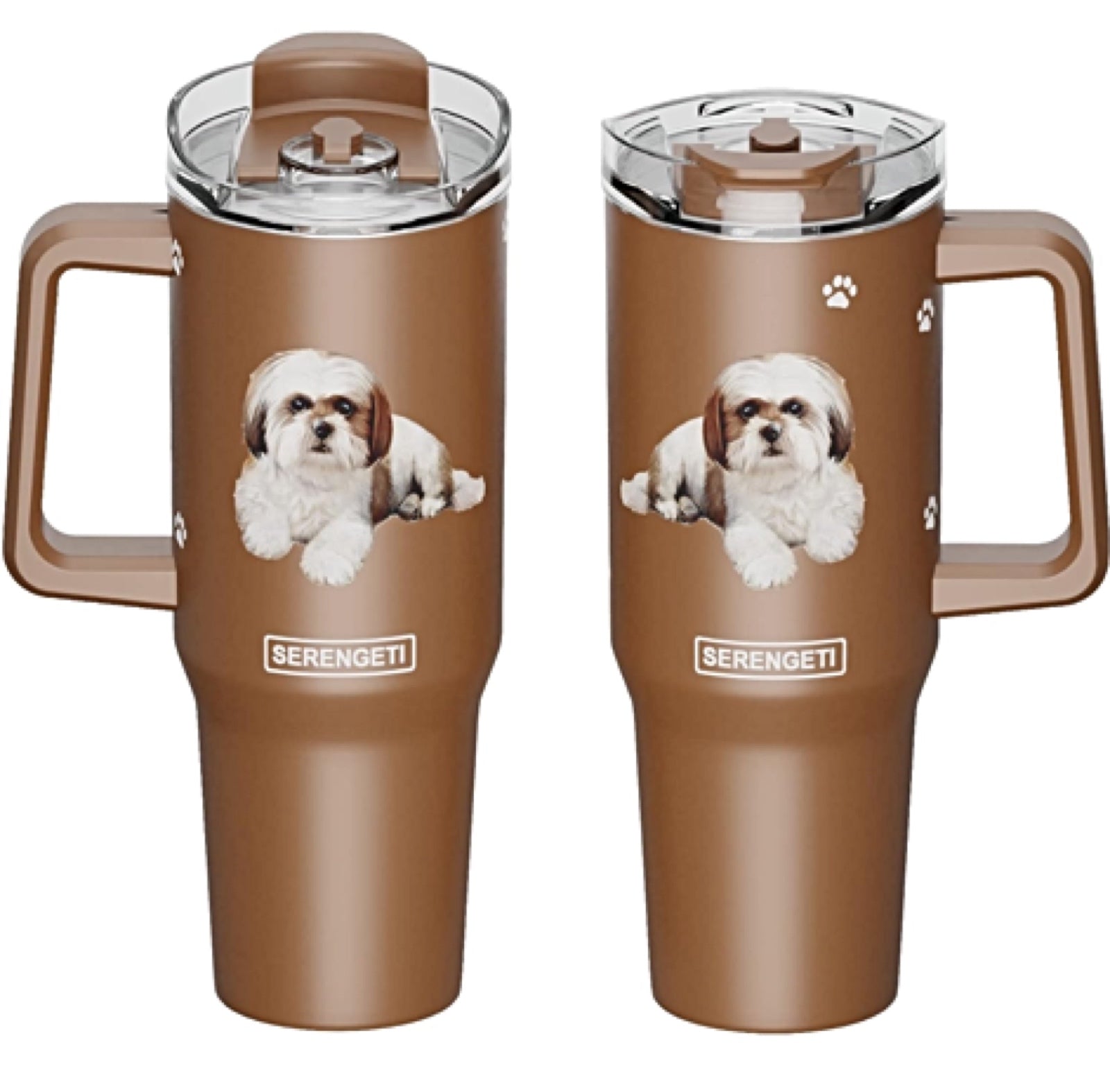 Shih Tzu Mom Stainless Steel Cup Tumbler - Teeruto