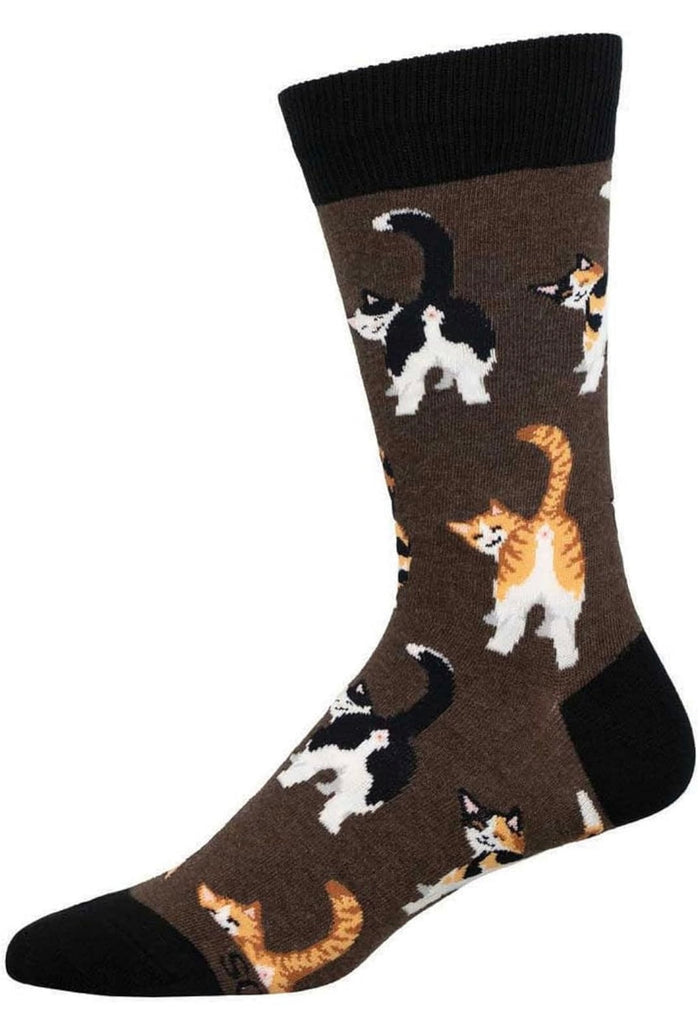 SOCKSMITH Brand Men’s CAT BUTTS Socks