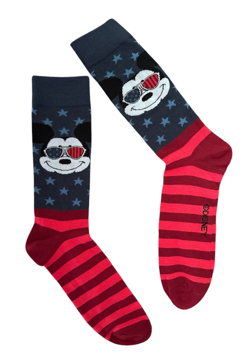 Disney’s Men’s PATRIOTIC MICKEY MOUSE Socks STARS & STRIPES