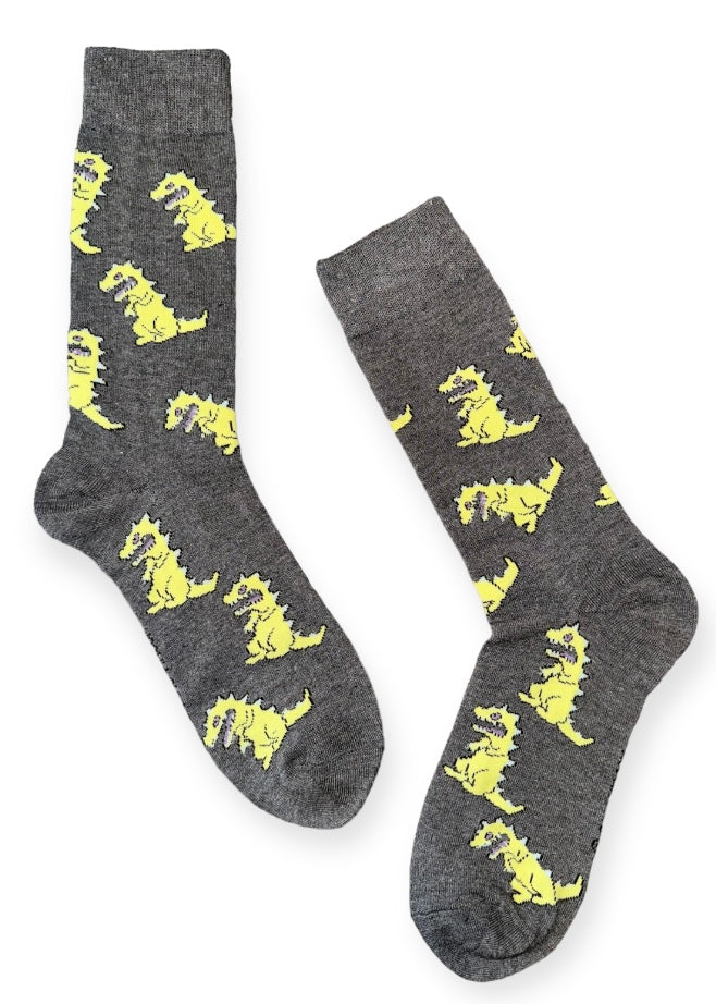 NICKELODEON RUGRATS Men’s REPTAR Socks REPTAR ALL OVER (CHOOSE COLOR)