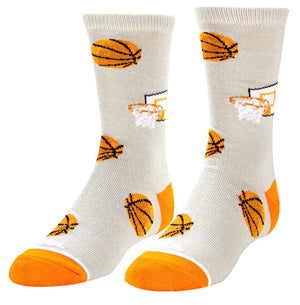 COOL SOCKS Brand Kids Unisex BASKETBALL Socks BASKETBALLS ALL OVER