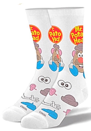 MR. & MRS. POTATO HEAD Unisex Socks (CHOOSE STYLE) COOL SOCKS Brand - Novelty Socks for Less