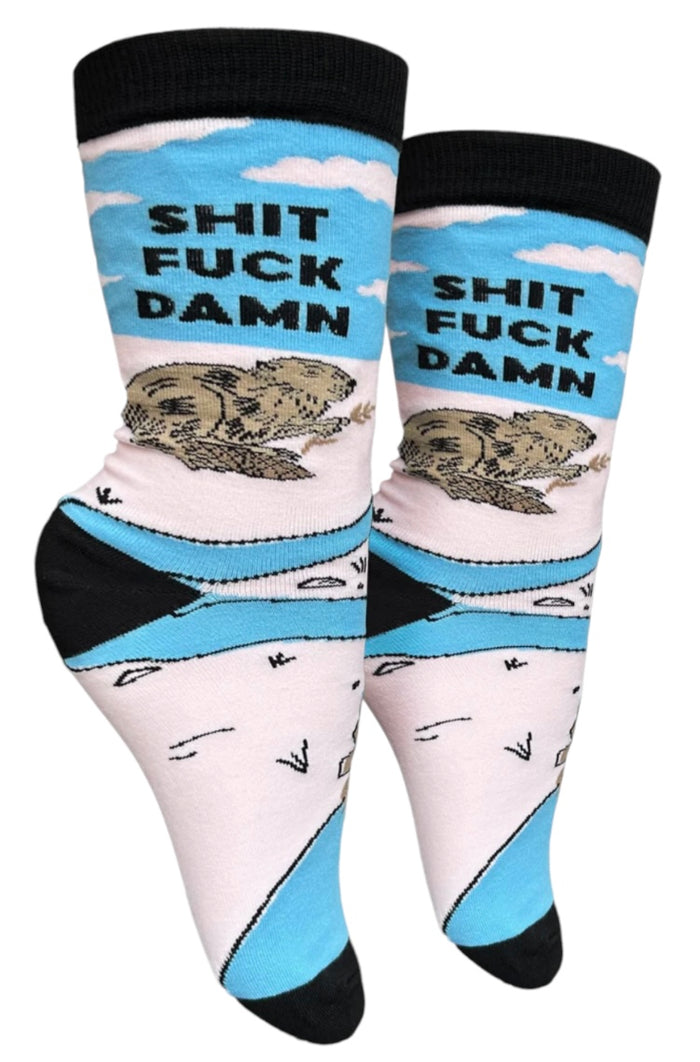 GROOVY THINGS CO. Brand Ladies SHIT FUCK DAMN Socks