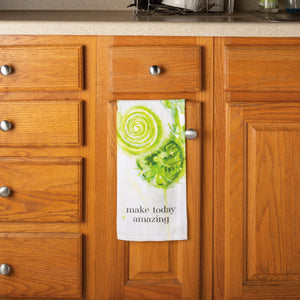 Primitives By Kathy ‘MAKE TODAY AMAZING’ Kitchen Tea Towel