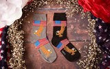 FOOZYS Brand Ladies BALD EAGLE & AMERICAN FLAG Socks - Novelty Socks And Slippers