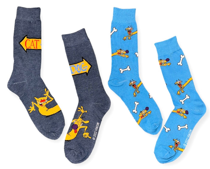 NICKELODEON CATDOG Men’s 2 Pair Of Socks