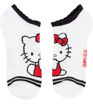 SANRIO HELLO KITTY Ladies 5 Pair Of No Show Socks