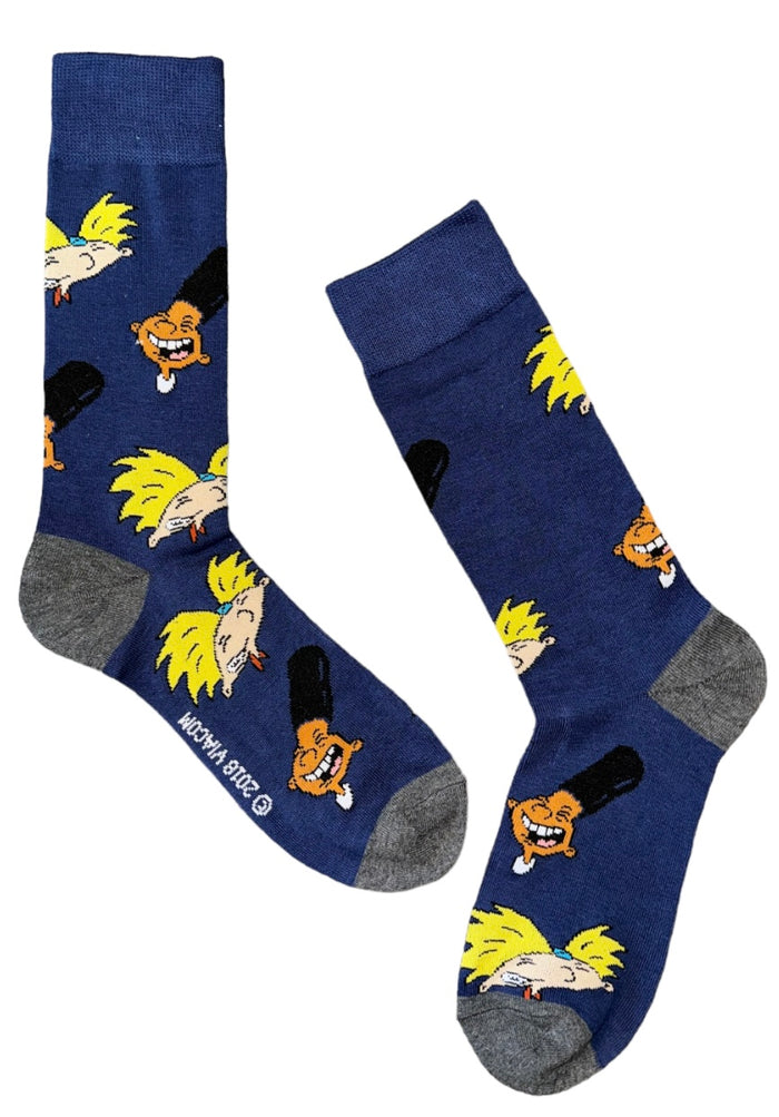 HEY ARNOLD Men’s Socks with GERALD JOHANNSEN (CHOOSE COLOR)