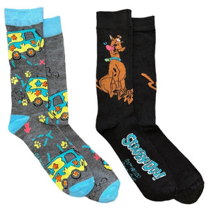 SCOOBY-DOO Men’s 2 Pair Of Socks MYSTERY MACHINE - Novelty Socks And Slippers