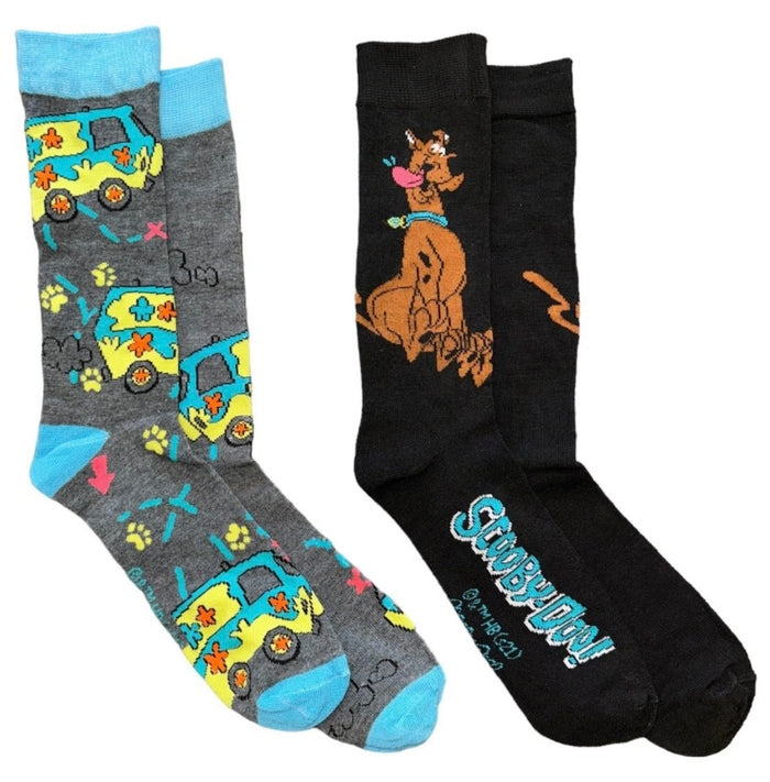SCOOBY-DOO Men’s 2 Pair Of Socks MYSTERY MACHINE