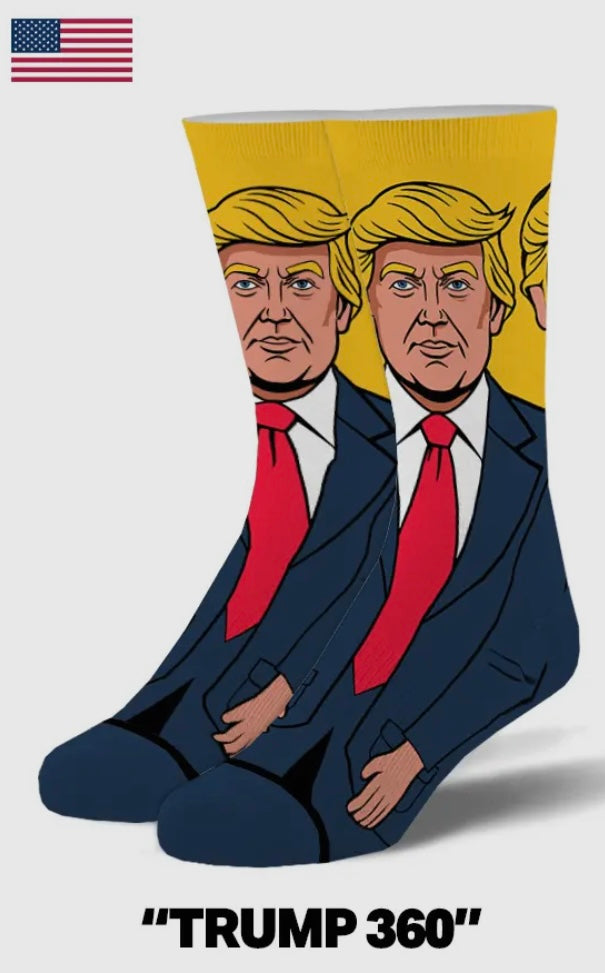 President Trump 360 Unisex Socks COOL SOCKS Brand - Novelty Socks And Slippers