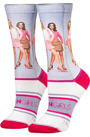 MEAN GIRLS MOVIE LADIES SUBLIMATED SOCKS ‘THE PLASTICS’ COOL SOCKS Brand - Novelty Socks for Less