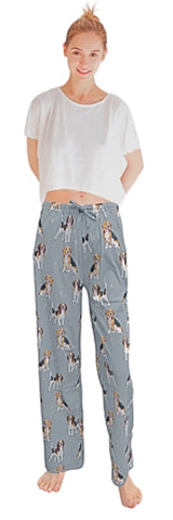 COMFIES UNISEX BEAGLE PAJAMA BOTTOMS E&S PETS (CHOOSE SIZE) - Novelty Socks for Less