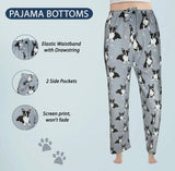 COMFIES UNISEX BOSTON TERRIER PAJAMA BOTTOMS E&S PETS (CHOOSE SIZE) - Novelty Socks And Slippers