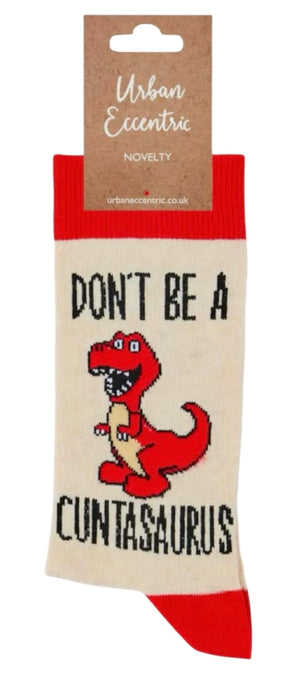 URBAN ECCENTRIC Unisex DON’T BE A CUNTASAURUS Socks