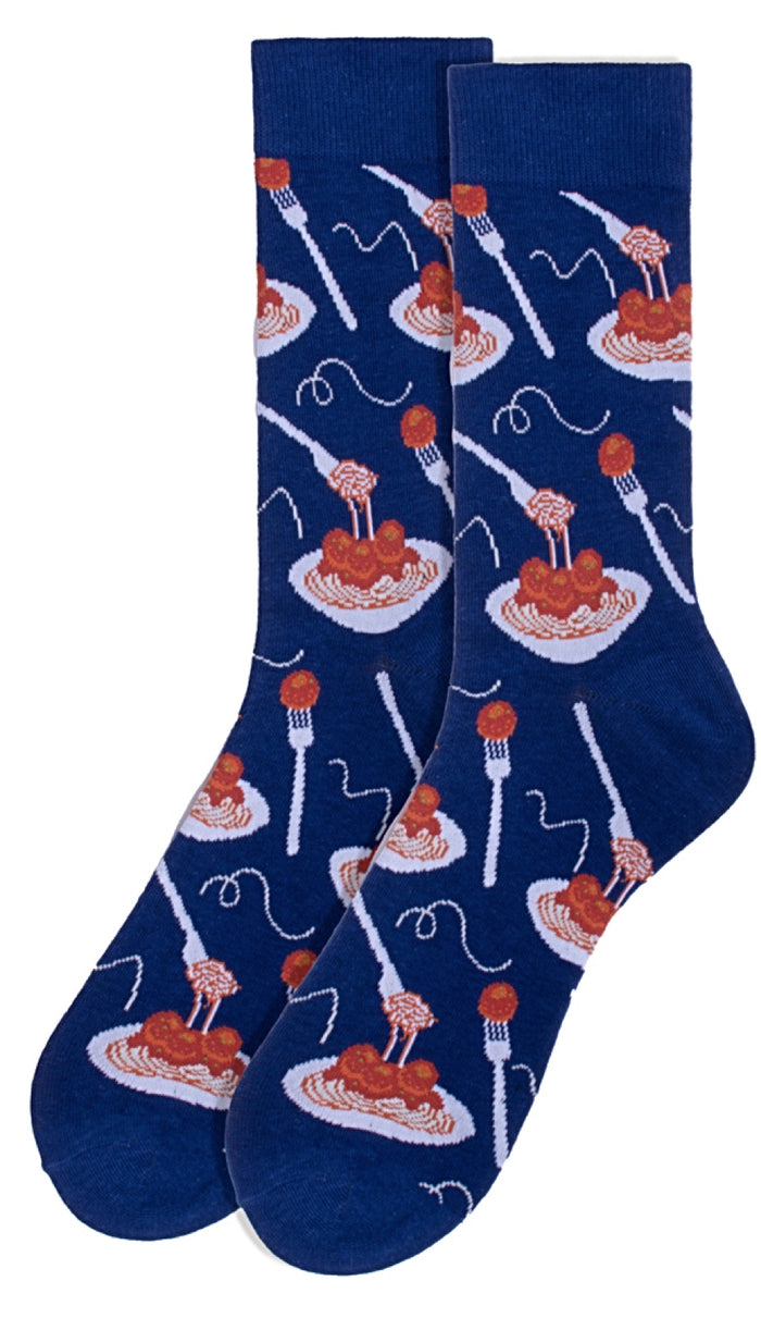 SPAGHETTI & MEATBALLS Men’s Socks PARQUET Brand