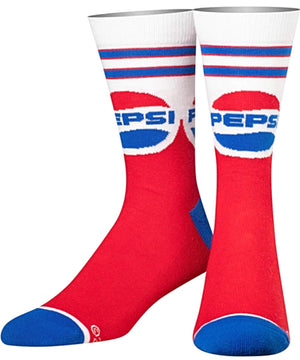 PEPSI SODA THROWBACK LOGO Men’s Socks COOL SOCKS Brand - Novelty Socks for Less