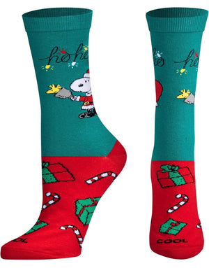 PEANUTS Unisex CHRISTMAS Socks ‘SNOOPY CLAUS’ COOL SOCKS Brand 'HO HO HO'