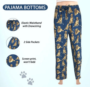 COMFIES Unisex GOLDEN RETRIEVER Pajama Bottoms E&S PETS (CHOOSE SIZE)