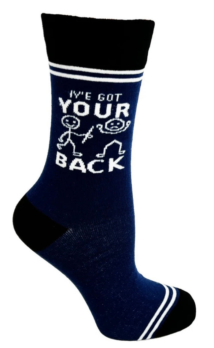 HEY NOW Brand By Fabdaz Unisex Socks I’VE GOT YOUR BACK