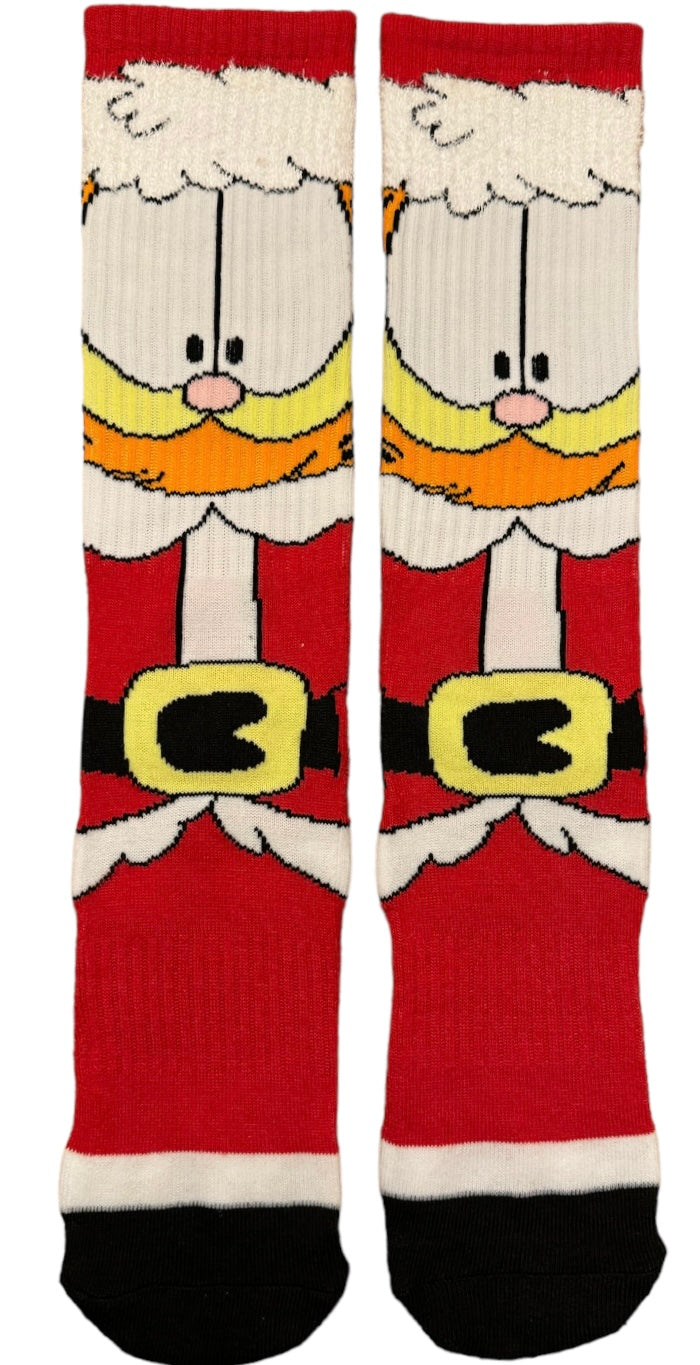 GARFIELD CAT Men’s Christmas Socks GARFIELD AS SANTA