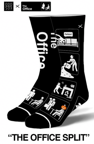 THE OFFICE TV SHOW Men’s Socks ODD SOX Brand ‘PARKOUR’ KEVIN’S CHILI - Novelty Socks And Slippers