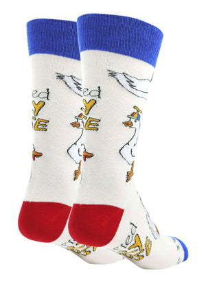 OOOH YEAH Brand Men’s ‘CERTIFIED SILLY GOOSE’ Socks