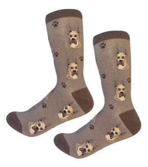 GREAT DANE Dog Adult Unisex Socks SOCK DADDY Brand By E&S Pets - Novelty Socks And Slippers