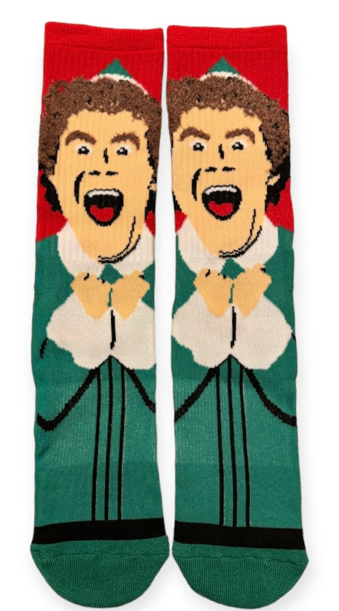 ELF The Movie Men’s CHRISTMAS Socks BUDDY THE ELF