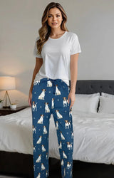 COMFIES UNISEX JACK RUSSELL PAJAMA BOTTOMS E&S PETS (CHOOSE SIZE) - Novelty Socks And Slippers
