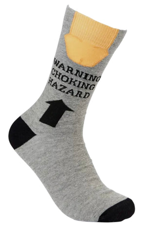 URBAN ECCENTRIC Brand Unisex BIG DICK Socks ‘WARNING CHOKING HAZARD’